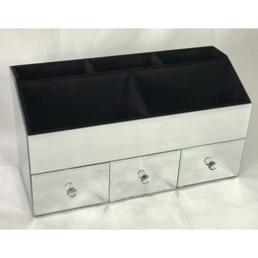 Image 986204.jpg, Product 986-204 / Price $115.00, Elegance Mirrored Jewelry Organizer with 3 drawers and 5 compartments from Elegance Tableware on TSC.ca's Home & Garden department