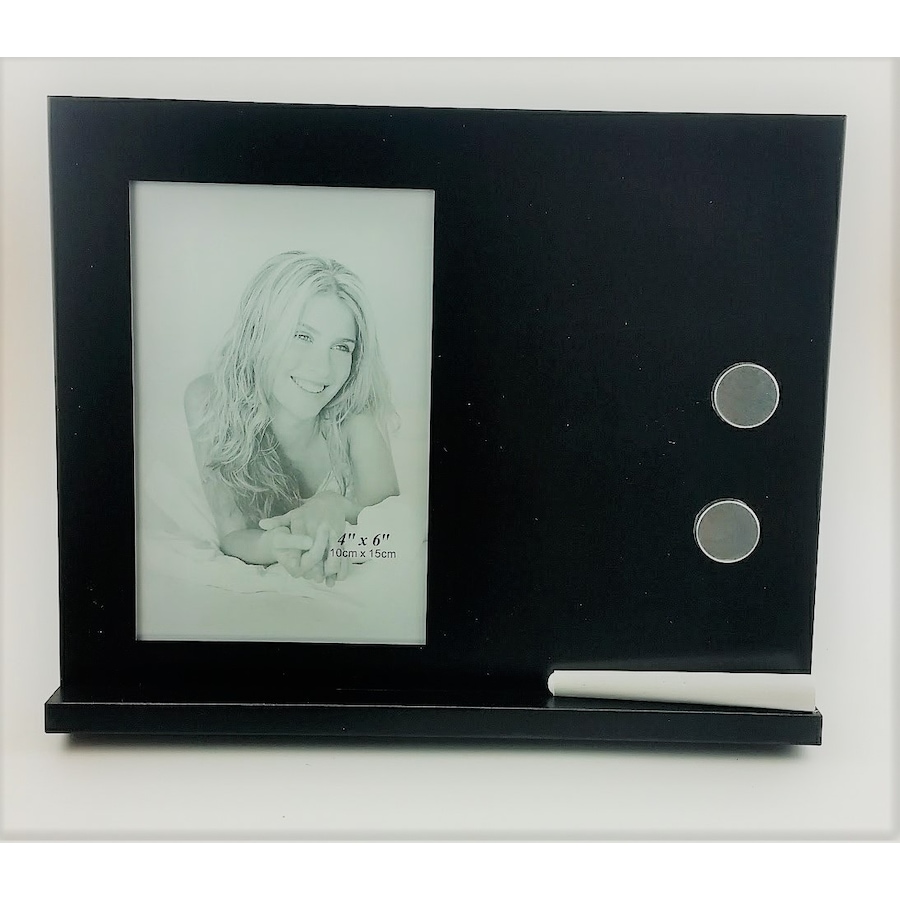 Image 986227.jpg, Product 986-227 / Price $35.00, Elegance 4x6" frame with chalk board & magnets from Elegance Tableware on TSC.ca's Home & Garden department
