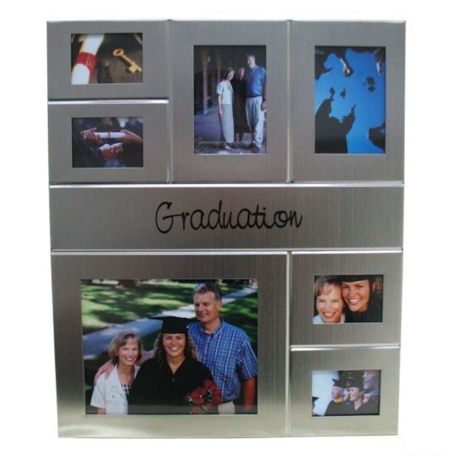 Image 986237.jpg, Product 986-237 / Price $43.00, Elegance Graduation Collage Photo Frame - 7 Windows from Elegance Tableware on TSC.ca's Home & Garden department