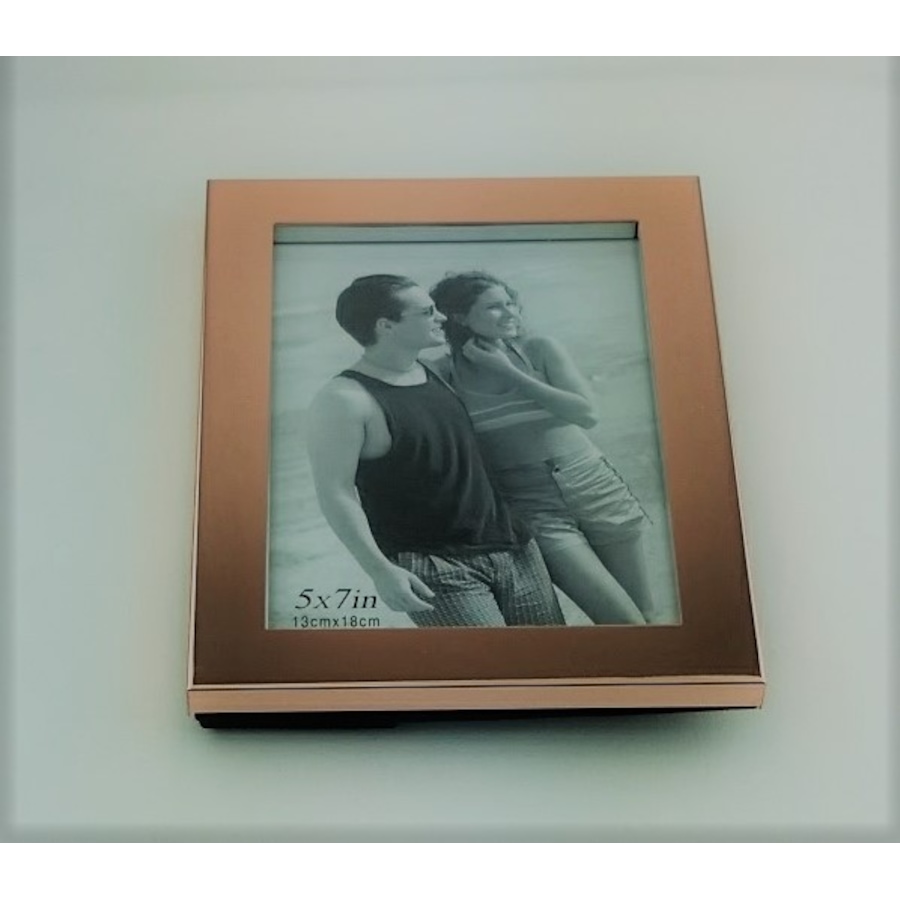 Image 986242.jpg, Product 986-242 / Price $32.00, Elegance Copper tone frame 5 x7" from Elegance Tableware on TSC.ca's Home & Garden department