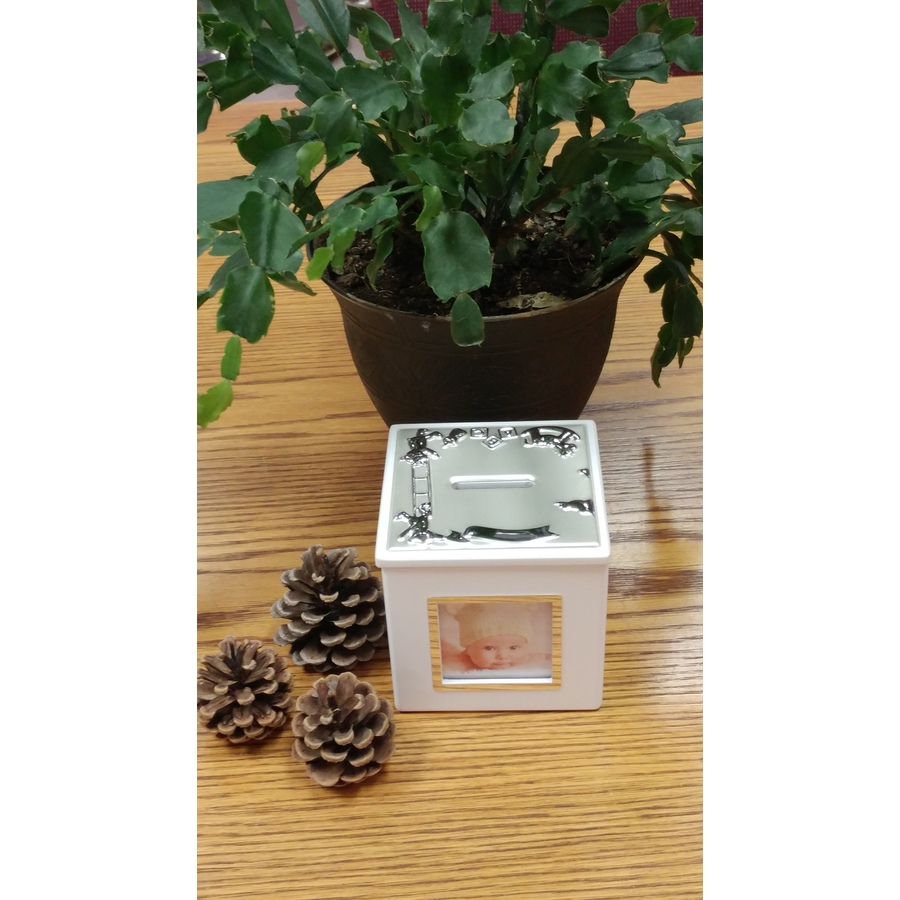 Image 986261_ALTMORE1.jpg, Product 986-261 / Price $42.00, Elegance Photo Block Money Bank from Elegance Tableware on TSC.ca's Home & Garden department