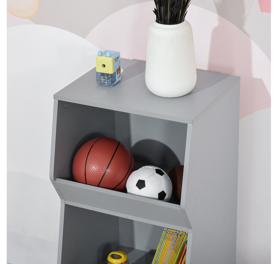 Image 987799_ALTMORE8.jpg, Product 987-799 / Price $68.99, HOMCOM Kids Storage Cabinet with 3 Shelves for Play Room, Bedroom, Grey from HOMCOM on TSC.ca's Home & Garden department