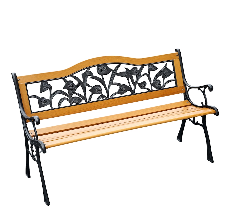 Image 987809.png, Product 987-809 / Price $159.99, Outsunny 50" 2-Seater Garden Bench Chair, Natural from Outsunny on TSC.ca's Home & Garden department