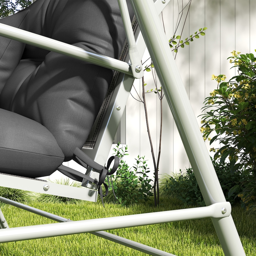 Image 987811_ALTMORE8.jpg, Product 987-811 / Price $69.99, Indoor Outdoor Chair Cushions with Back, Pillows, Ties, WITHOUT SWING, Grey from Outsunny on TSC.ca's Home & Garden department