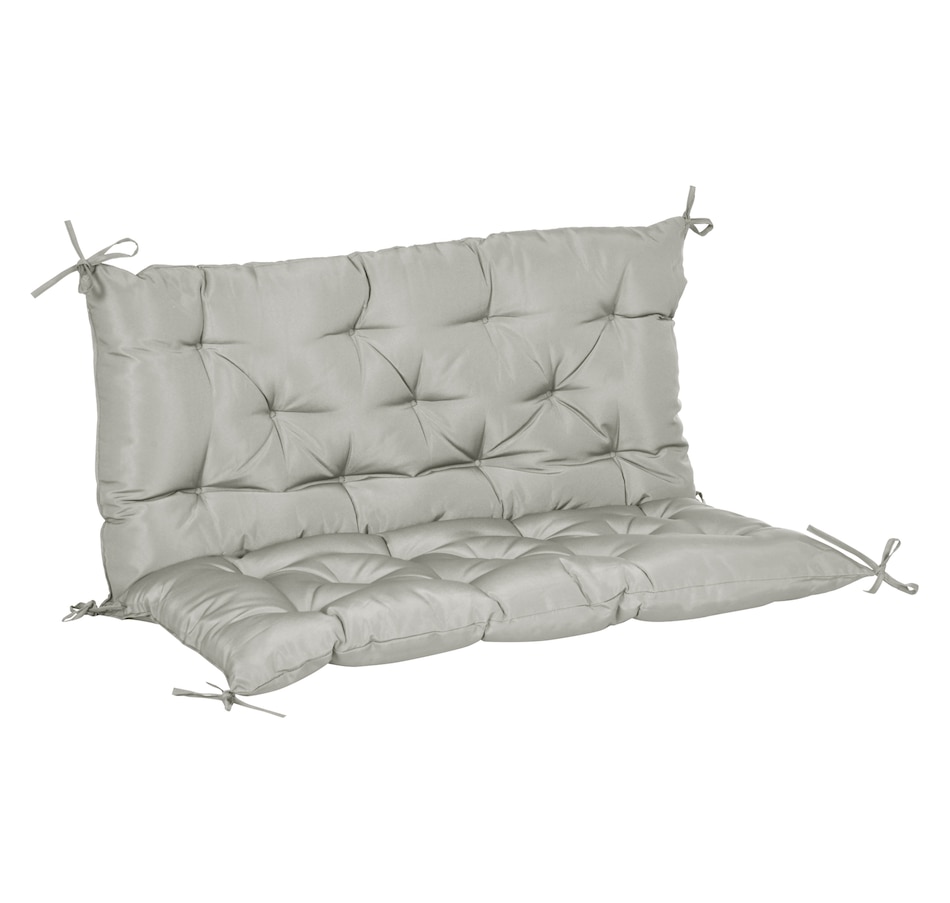 Image 987820.jpg, Product 987-820 / Price $54.99, Outsunny Garden Bench Cushion with Backrest, Non-Slip 2 Seater Soft Pad from Outsunny on TSC.ca's Home & Garden department