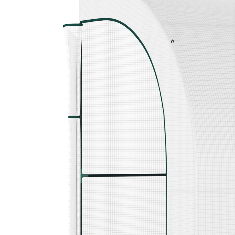 Image 987822_ALTMORE7.jpg, Product 987-822 / Price $99.99, Outsunny Lean-to Greenhouse Gardening Green House with PE Cover, White from Outsunny on TSC.ca's Home & Garden department