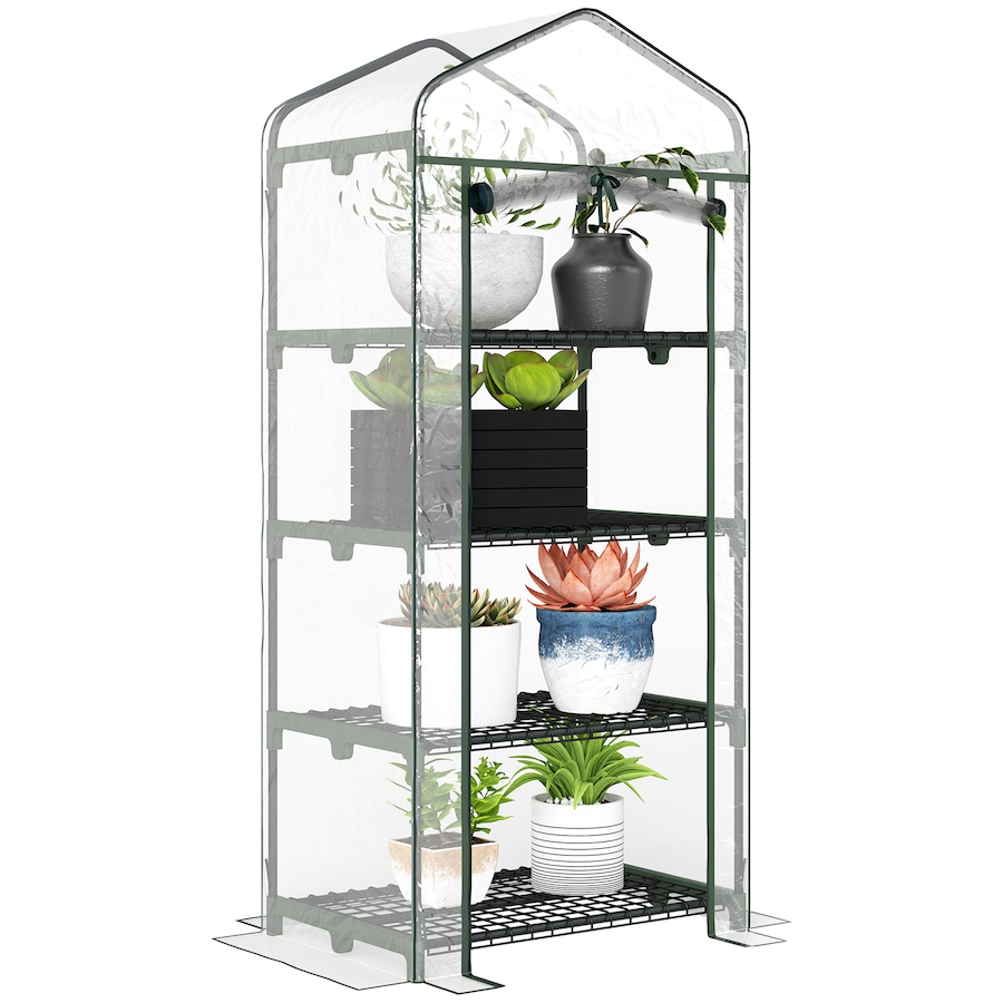 Image 987826.jpg, Product 987-826 / Price $49.99, Outsunny Portable Greenhouse with PVC Cover, Outdoor Hot House, Transparent from Outsunny on TSC.ca's Home & Garden department
