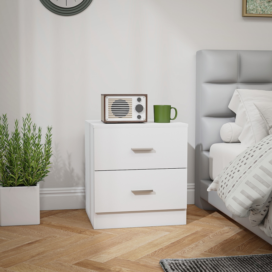 Image 987831_ALTMORE1.jpg, Product 987-831 / Price $90.63, HOMCOM Bedside Table w/ 2 Drawers, Nightstand, Side Storage Cabinet Unit from HOMCOM on TSC.ca's Home & Garden department