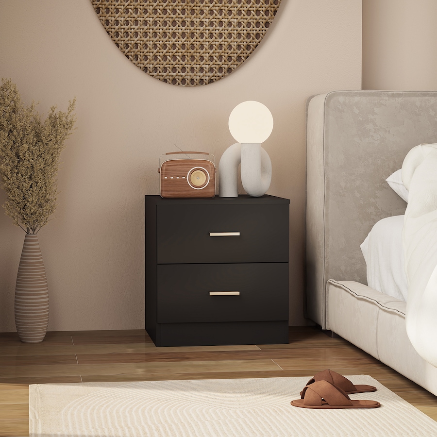 Image 987831_ALTMORE14.jpg, Product 987-831 / Price $90.63, HOMCOM Bedside Table w/ 2 Drawers, Nightstand, Side Storage Cabinet Unit from HOMCOM on TSC.ca's Home & Garden department