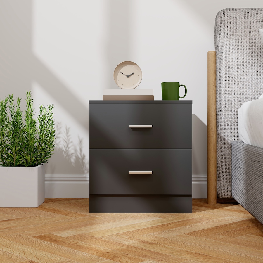 Image 987831_ALTMORE15.jpg, Product 987-831 / Price $90.63, HOMCOM Bedside Table w/ 2 Drawers, Nightstand, Side Storage Cabinet Unit from HOMCOM on TSC.ca's Home & Garden department