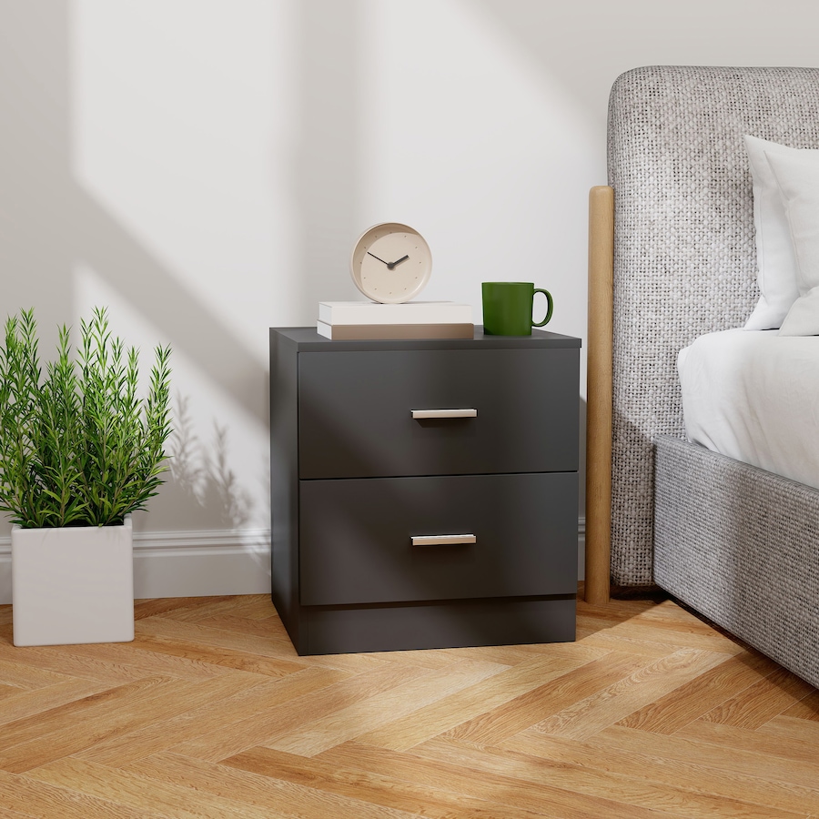 Image 987831_ALTMORE9.jpg, Product 987-831 / Price $90.63, HOMCOM Bedside Table w/ 2 Drawers, Nightstand, Side Storage Cabinet Unit from HOMCOM on TSC.ca's Home & Garden department