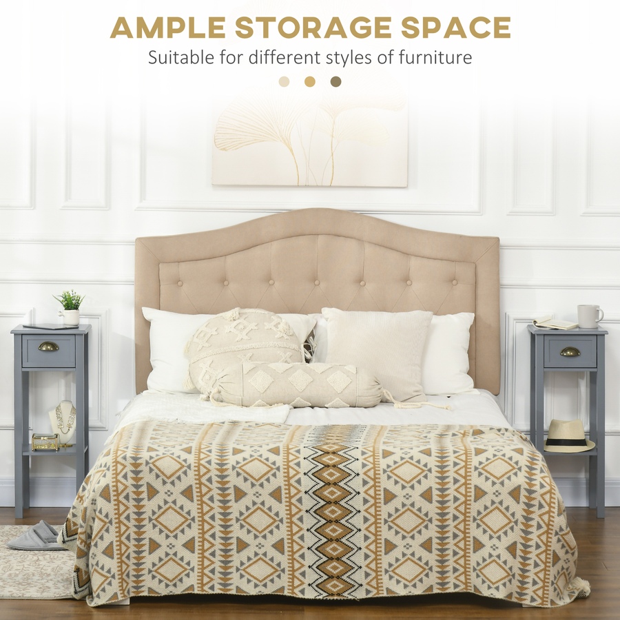 Image 987833_ALTMORE4.jpg, Product 987-833 / Price $109.99 - $121.99, HOMCOM Side Table Set of 2 Tall End Table W/ Drawer and Shelf for Hallway from HOMCOM on TSC.ca's Home & Garden department