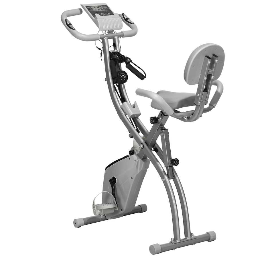 Image 987838.jpg, Product 987-838 / Price $179.99, Soozier 3 in 1 Folding Exercise Bike w/ 8-Level Magnetic Resistance, Grey from Soozier on TSC.ca's Health & Fitness department