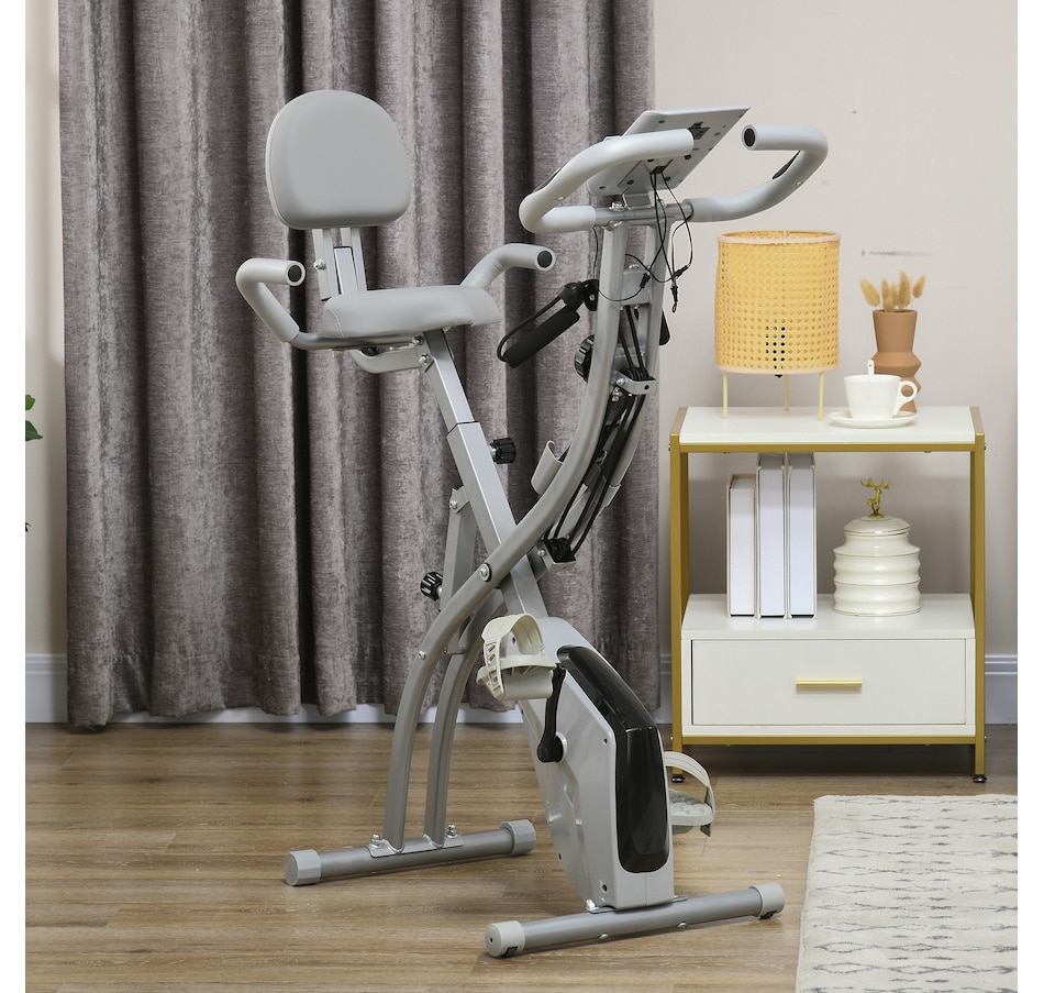 Image 987838_ALTMORE1.jpg, Product 987-838 / Price $179.99, Soozier 3 in 1 Folding Exercise Bike w/ 8-Level Magnetic Resistance, Grey from Soozier on TSC.ca's Health & Fitness department