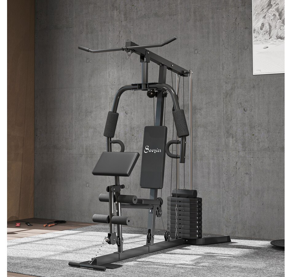 Image 987842_ALTMORE7.jpg, Product 987-842 / Price $439.99, Multifunction Home Gym Machine with 99lbs Weight Stack, Full Body Workout from Soozier on TSC.ca's Health & Fitness department