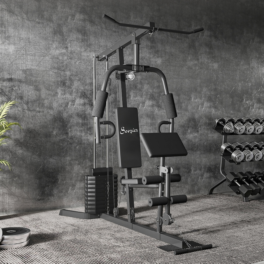 Image 987842_ALTMORE8.jpg, Product 987-842 / Price $449.99, Multifunction Home Gym Machine with 99lbs Weight Stack, Full Body Workout from Soozier on TSC.ca's Health & Fitness department