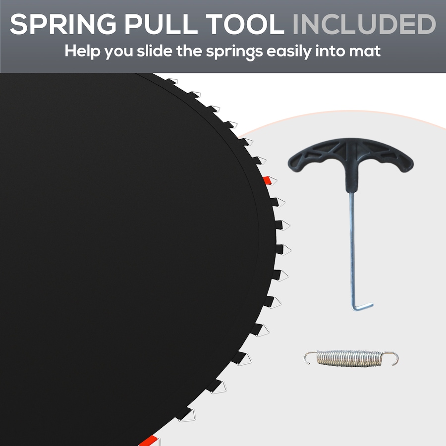 Image 987845_ALTMORE5.jpg, Product 987-845 / Price $64.99, Soozier Trampoline Mat with 80 V-Hooks, Fits 14' Trampoline, Black from Soozier on TSC.ca's Health & Fitness department