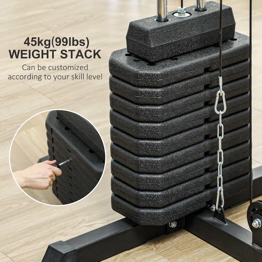 Image 987846_ALTMORE4.jpg, Product 987-846 / Price $399.99, Soozier Multi-Functional Home Gym Workout Equipment with Leg Press Machine from Soozier on TSC.ca's Health & Fitness department