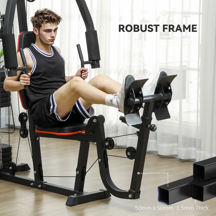 Image 987846_ALTMORE5.jpg, Product 987-846 / Price $399.99, Soozier Multi-Functional Home Gym Workout Equipment with Leg Press Machine from Soozier on TSC.ca's Health & Fitness department