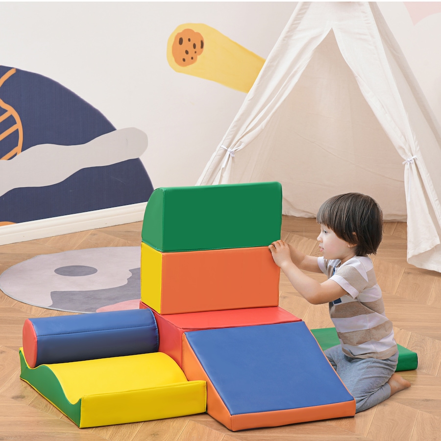 Image 987849_ALTMORE1.jpg, Product 987-849 / Price $109.99, Soozier 7-piece Soft Play, Kids Climbing Activity Soft Play Equipment from Soozier on TSC.ca's Home & Garden department