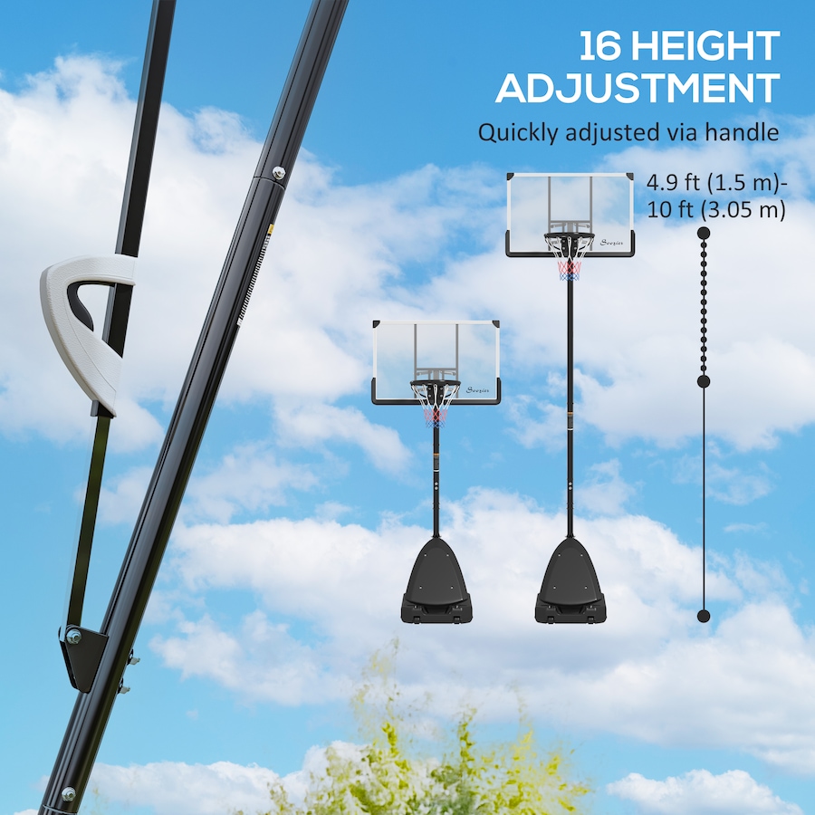 Image 987851_ALTMORE3.jpg, Product 987-851 / Price $249.99, Soozier Portable Basketball Hoop, 4.9-10' Adjustable Basketball Goal from Soozier on TSC.ca's Health & Fitness department