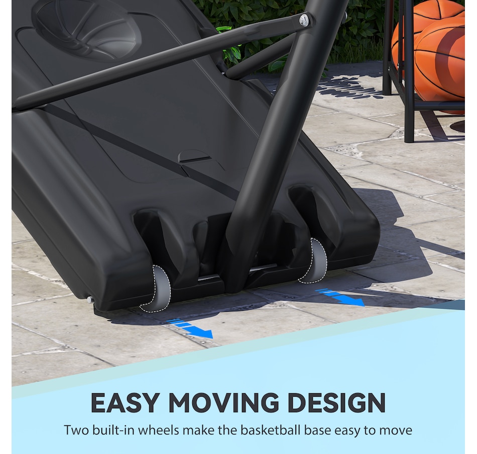 Image 987853_ALTMORE4.jpg, Product 987-853 / Price $114.99, Soozier Portable Basketball Hoop, 5ft-10ft Height Adjustable with Wheels from Soozier on TSC.ca's Health & Fitness department