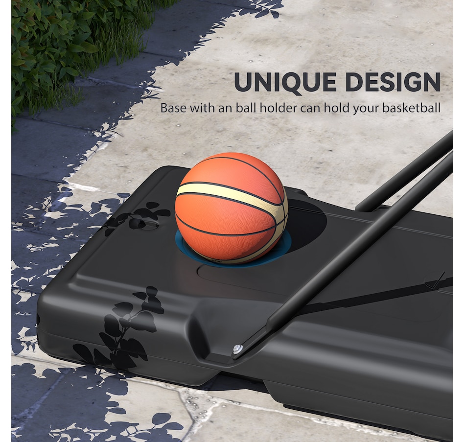 Image 987853_ALTMORE6.jpg, Product 987-853 / Price $114.99, Soozier Portable Basketball Hoop, 5ft-10ft Height Adjustable with Wheels from Soozier on TSC.ca's Health & Fitness department