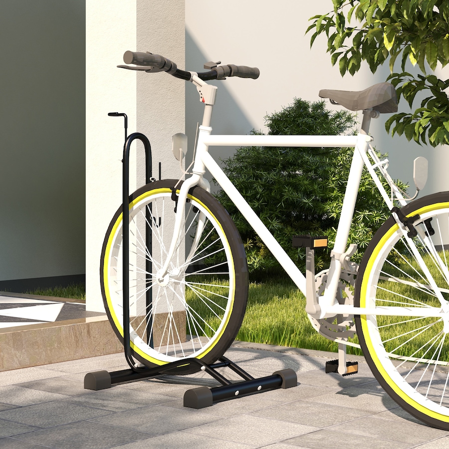 Image 987856_ALTMORE1.jpg, Product 987-856 / Price $44.99, Soozier Vertical & Horizontal Bike Rack Fits 24"-29" and 700c Bikes from Soozier on TSC.ca's Home & Garden department