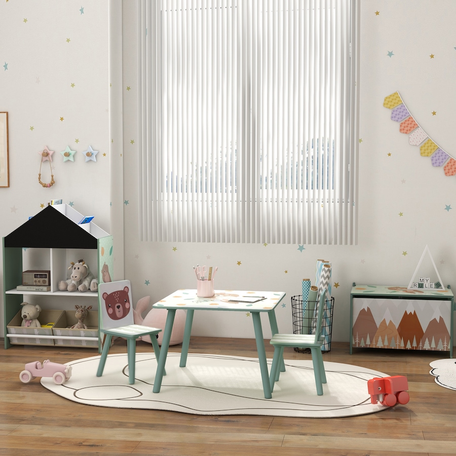 Image 987862_ALTMORE6.jpg, Product 987-862 / Price $69.95, Qaba Toy Box with Lid, Toy Chest Storage Organizer for Bedroom, Green from Qaba on TSC.ca's Home & Garden department