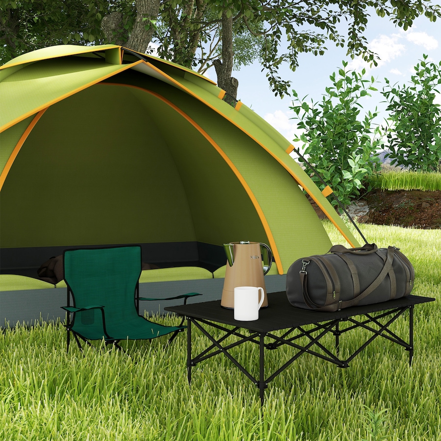 Image 987879_ALTMORE1.jpg, Product 987-879 / Price $54.99, Outsunny Folding Camping Table with Roll up Top and Carry Bag, Black from Outsunny on TSC.ca's Health & Fitness department