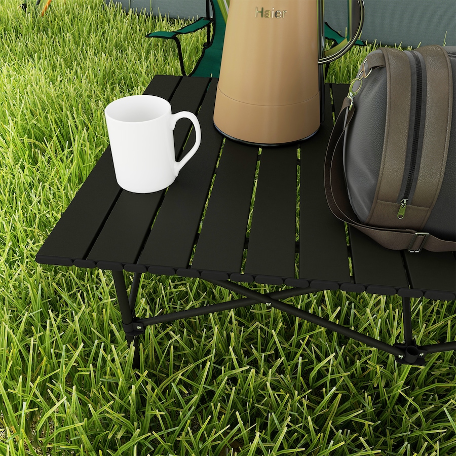 Image 987879_ALTMORE6.jpg, Product 987-879 / Price $54.99, Outsunny Folding Camping Table with Roll up Top and Carry Bag, Black from Outsunny on TSC.ca's Health & Fitness department