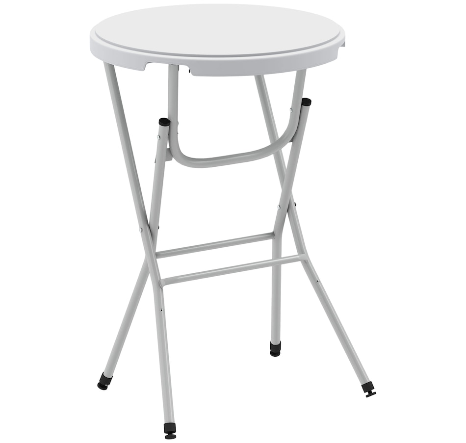 Image 987887.jpg, Product 987-887 / Price $99.99, Outsunny 31.5" Outdoor Bar Table, Bar Height Folding Table with HDPE Top from Outsunny on TSC.ca's Home & Garden department