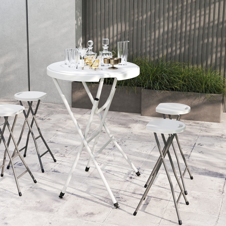 Image 987887_ALTMORE8.jpg, Product 987-887 / Price $113.99, Outsunny 31.5" Outdoor Bar Table, Bar Height Folding Table with HDPE Top from Outsunny on TSC.ca's Home & Garden department