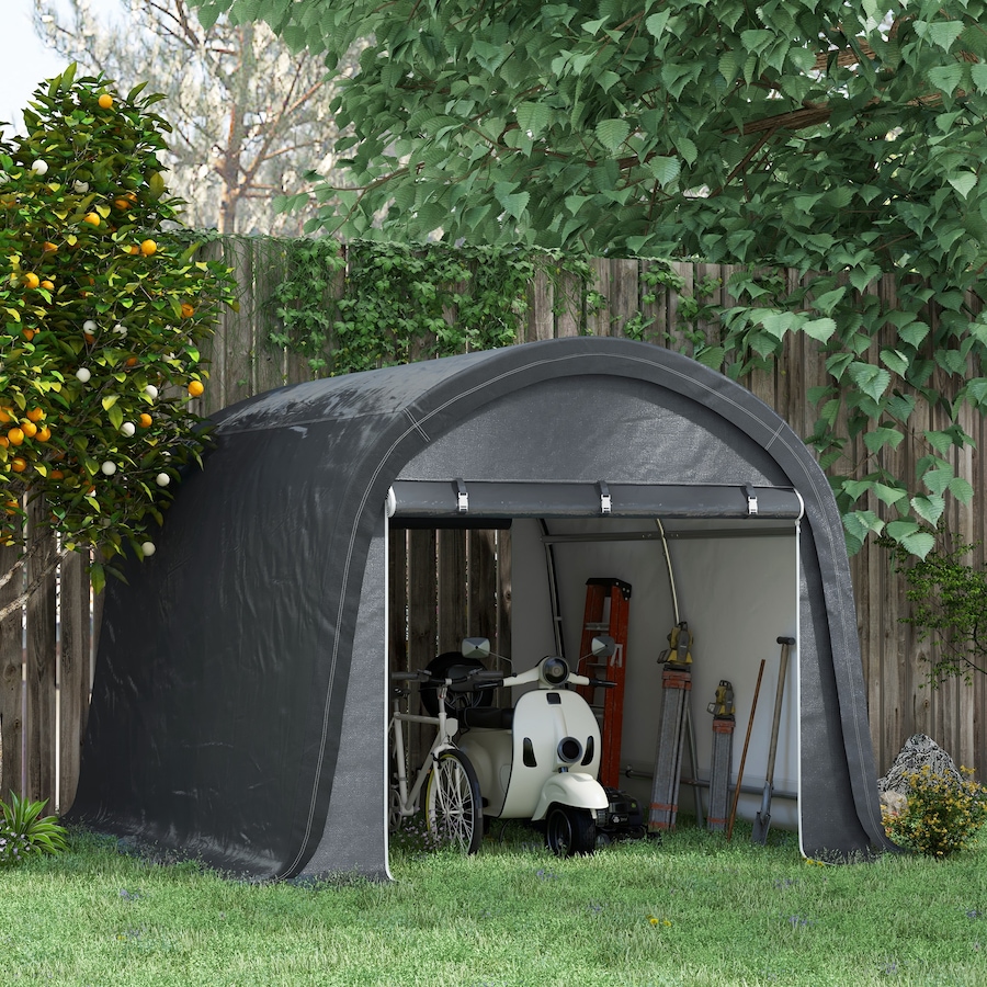 Image 987897_ALTMORE1.jpg, Product 987-897 / Price $299.00, Outsunny 10'x10' Outdoor Storage Shed, Waterproof Heavy Duty Portable Shed from Outsunny on TSC.ca's Home & Garden department