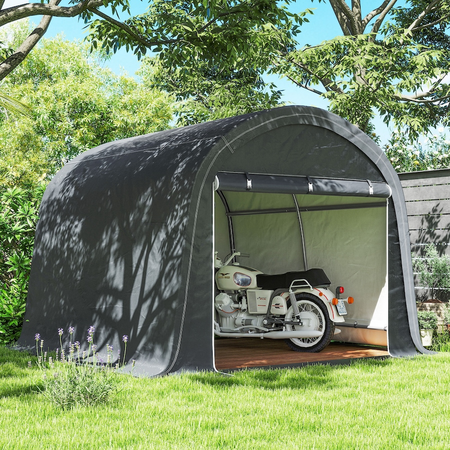 Image 987897_ALTMORE8.jpg, Product 987-897 / Price $299.00, Outsunny 10'x10' Outdoor Storage Shed, Waterproof Heavy Duty Portable Shed from Outsunny on TSC.ca's Home & Garden department