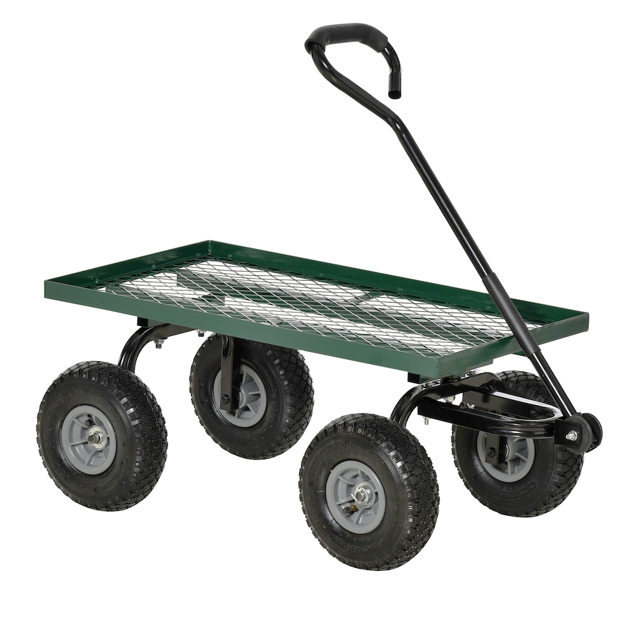 Image 987908.jpg, Product 987-908 / Price $106.99, Outsunny Heavy Duty Garden Wagon Cart, 330 lbs Capacity, Black from Outsunny on TSC.ca's Home & Garden department