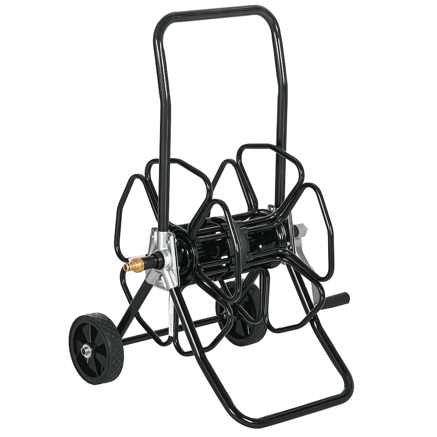 Image 987909.jpg, Product 987-909 / Price $95.99, Outsunny 98 ft of 5/8" Hose Reel Cart, Hose Not Included, Black from Outsunny on TSC.ca's Home & Garden department