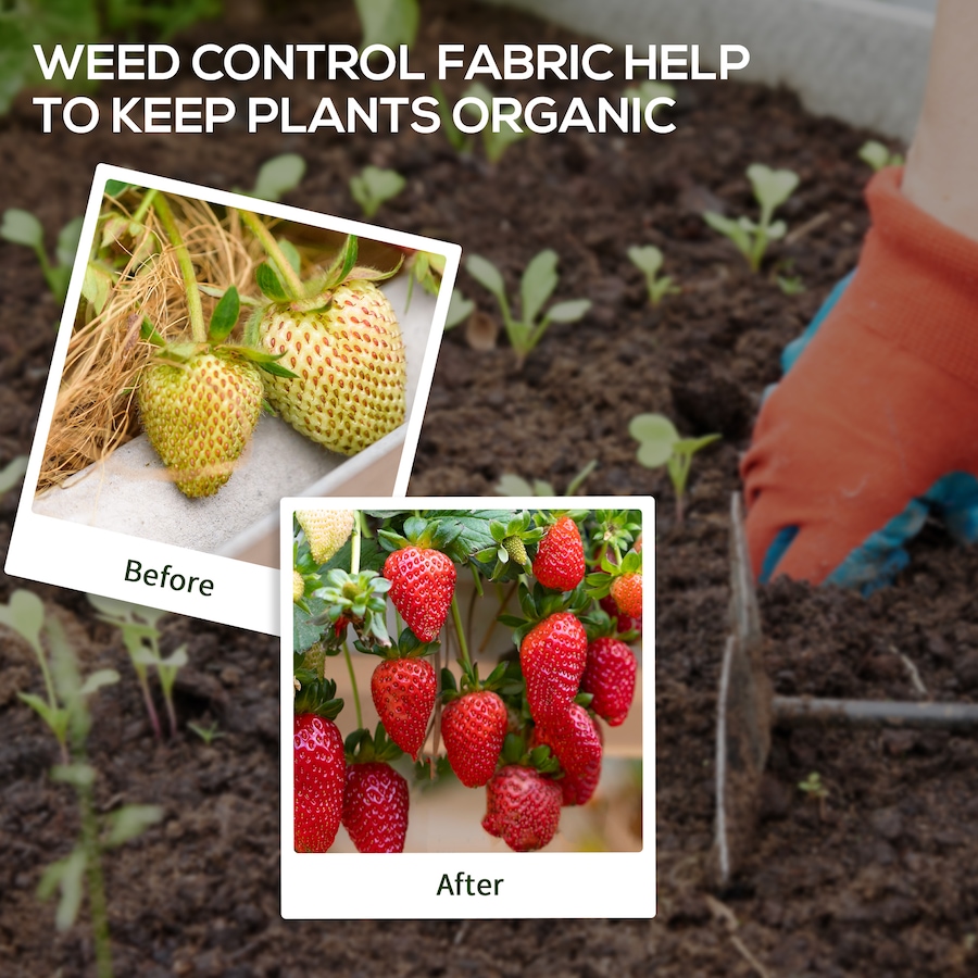 Image 987911_ALTMORE5.jpg, Product 987-911 / Price $39.99, Outsunny 3x164ft Weed Barrier Landscape Fabric, 2oz Weed Block Mat from Outsunny on TSC.ca's Home & Garden department