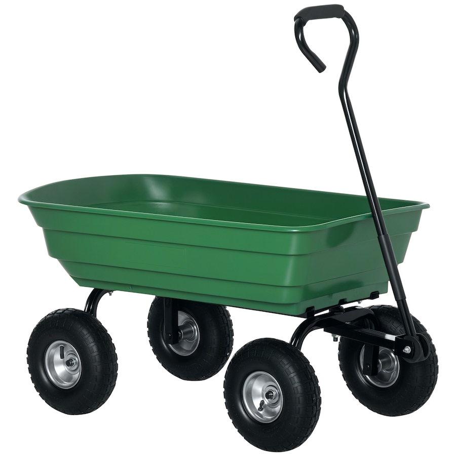 Image 987923.jpg, Product 987-923 / Price $108.30, Outsunny Steel Garden Cart with Handle and 10" Pneumatic Tires from Outsunny on TSC.ca's Home & Garden department