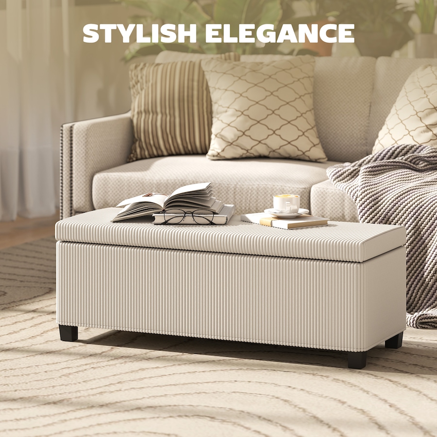 Image 987927_ALTMORE11.jpg, Product 987-927 / Price $116.39 - $119.30, HOMCOM 44 Inches Storage Ottoman Bench with Lid, Legs, Foot Rest from HOMCOM on TSC.ca's Home & Garden department