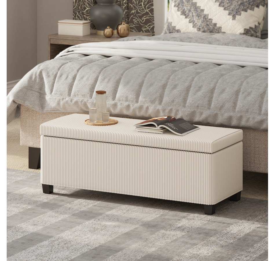 Image 987927_ALTMORE9.jpg, Product 987-927 / Price $119.99 - $129.99, HOMCOM 44 Inches Storage Ottoman Bench with Lid, Legs, Foot Rest from HOMCOM on TSC.ca's Home & Garden department