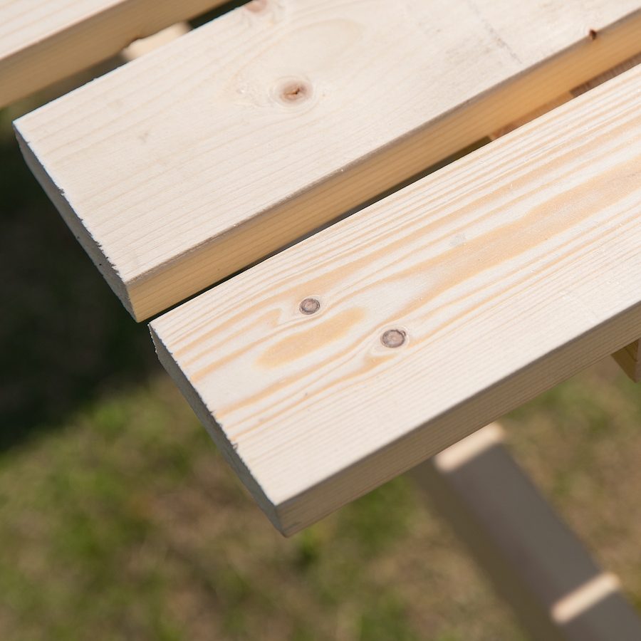 Image 987938_ALTMORE7.jpg, Product 987-938 / Price $229.99, Outsunny Wood Picnic Table Set with Built-in Benches Umbrella Hole Natural from Outsunny on TSC.ca's Home & Garden department
