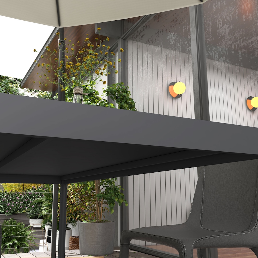 Image 987942_ALTMORE5.jpg, Product 987-942 / Price $184.99, Outsunny Outdoor Dining Table w/ Aluminium Frame, Garden Table, Dark Grey from Outsunny on TSC.ca's Home & Garden department