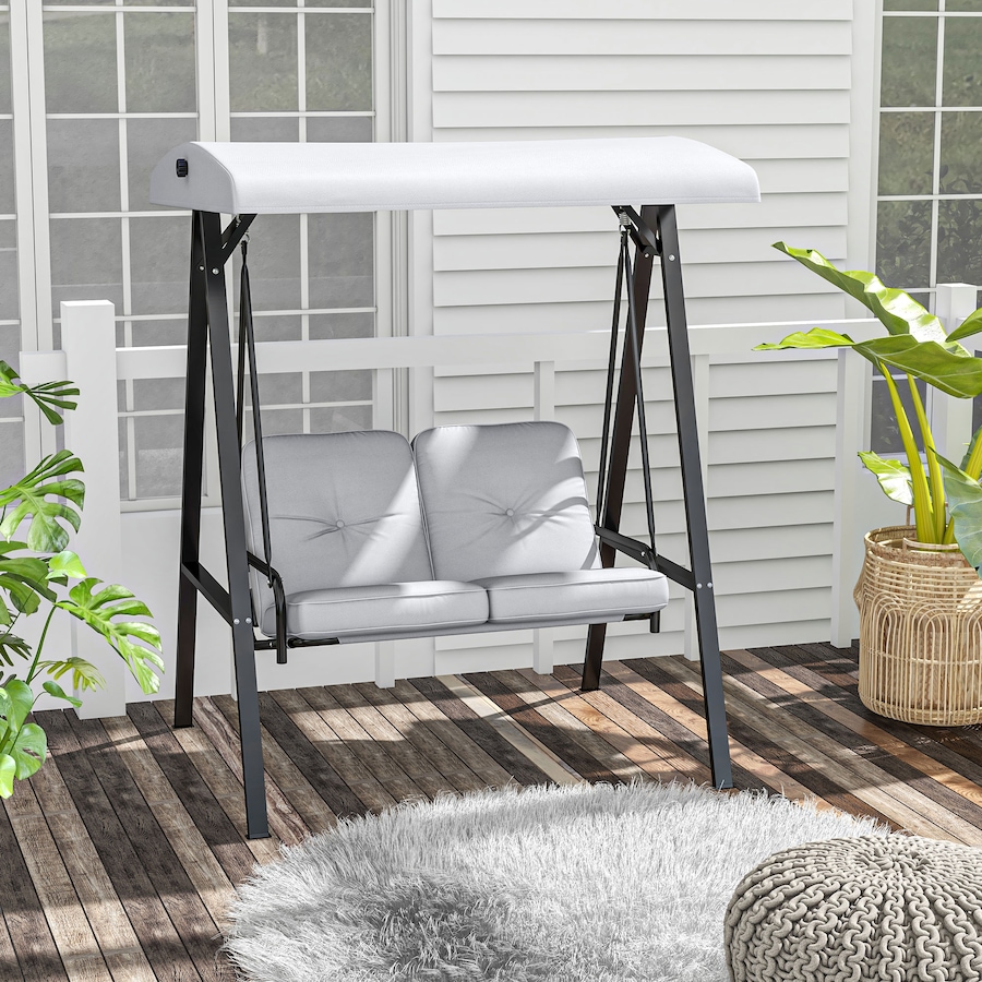 Image 987949_ALTMORE1.jpg, Product 987-949 / Price $215.99, Outsunny 2 Seater Outdoor Swing Chair Porch Swing Bench with Canopy from Outsunny on TSC.ca's Home & Garden department