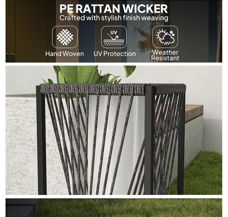 Image 988003_ALTMORE5.jpg, Product 988-003 / Price $69.99, Outsunny Rattan Solar Floor Lamp, Outdoor Lamp with Auto On/Off LED Lights from Outsunny on TSC.ca's Home & Garden department