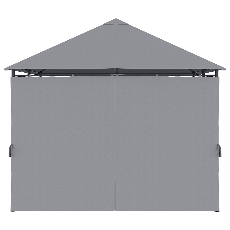 Image 988011_ALTMORE6.jpg, Product 988-011 / Price $239.99, Outsunny 10' x 13' Outdoor Patio Gazebo w/ Steel Frame and Curtains, Grey from Outsunny on TSC.ca's Home & Garden department