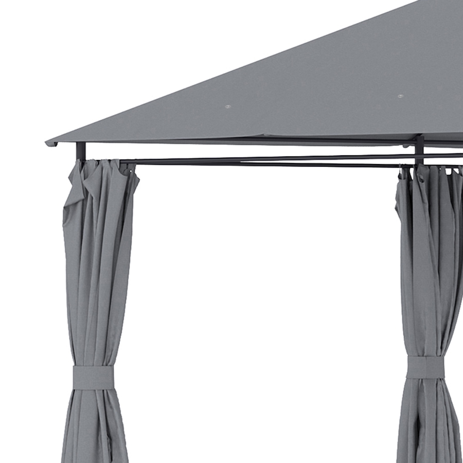 Image 988011_ALTMORE7.jpg, Product 988-011 / Price $239.99, Outsunny 10' x 13' Outdoor Patio Gazebo w/ Steel Frame and Curtains, Grey from Outsunny on TSC.ca's Home & Garden department