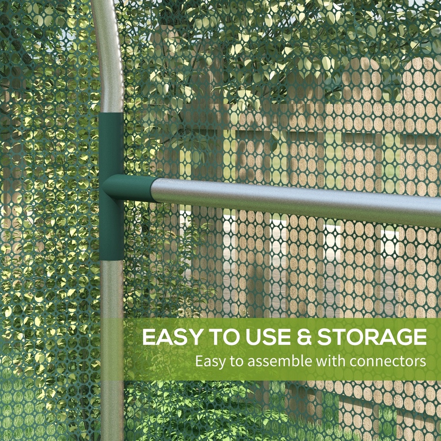 Image 988017_ALTMORE4.jpg, Product 988-017 / Price $63.99, Outsunny 4' x 4' Plant Protection Tent Crop Cage with Door, Green from Outsunny on TSC.ca's Home & Garden department
