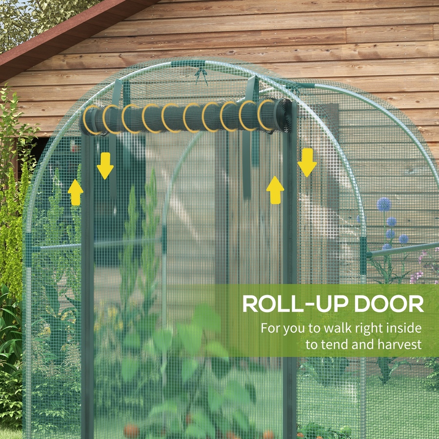 Image 988017_ALTMORE5.jpg, Product 988-017 / Price $63.99, Outsunny 4' x 4' Plant Protection Tent Crop Cage with Door, Green from Outsunny on TSC.ca's Home & Garden department