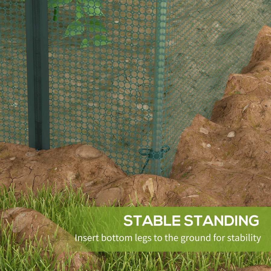 Image 988017_ALTMORE6.jpg, Product 988-017 / Price $63.99, Outsunny 4' x 4' Plant Protection Tent Crop Cage with Door, Green from Outsunny on TSC.ca's Home & Garden department